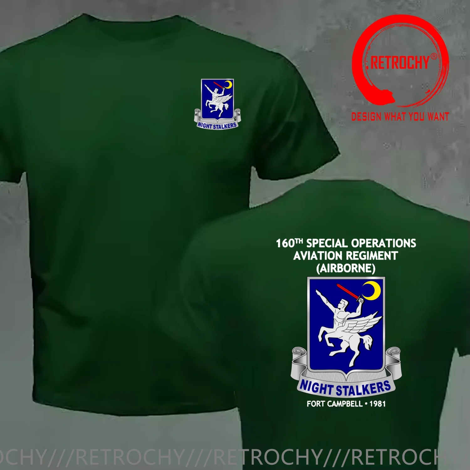 Funny Design 160th SOAR Special Force Airborne US Night Stalkers Army  Shirt Men Fashion Trendy Casual Clothing Stylish Tops Tee