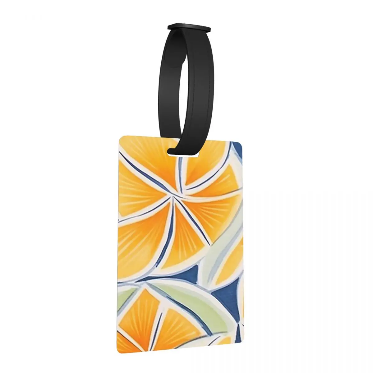 

Бирки для багажа с оранжевым узором, 17 шт., аксессуары для чемоданов, дорожные бирки для багажа, держатель для идентификационной этикетки с именем, адресом