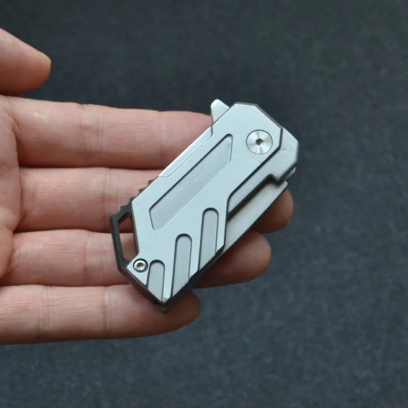 Edelstahl Mini Klappmesser tragbare Schlüssel bund Taschen messer Geschenk für Männer Vater Freund Überleben Multi tool edc Gadgets