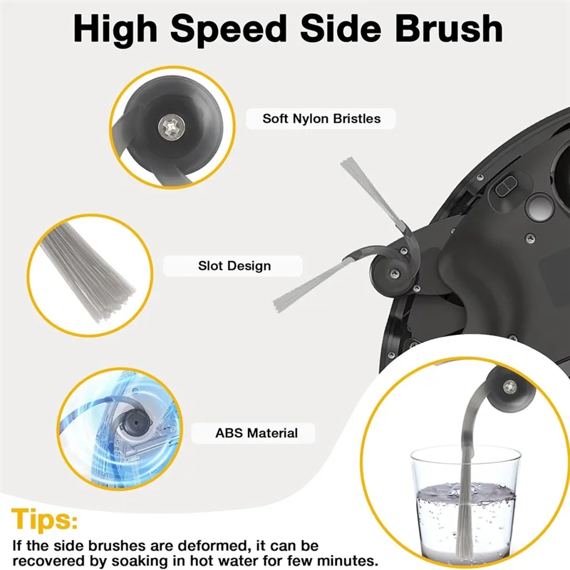 ل Roborock Saros 10R G20s الترا جهاز آلي لتنظيف الأتربة فرشاة جانبية رئيسية فلتر Hepa ممسحة أكياس الغبار القماش