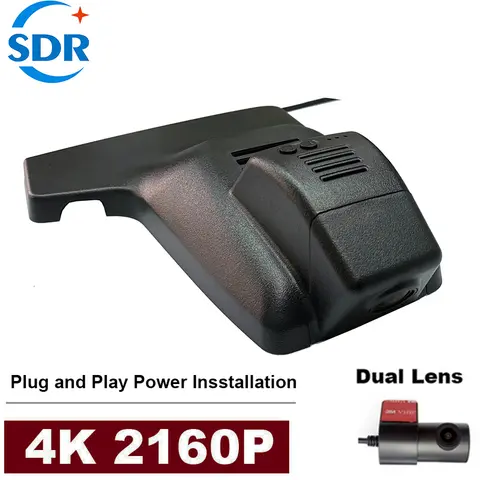 4K Plug and Play HD 2160P Wifi Telecamera DVR per auto Dash Cam per Nissan X-Trail XTrail Rogue T32 2019 2020 Controllo tramite APP Moblie