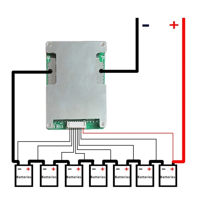 6S 24V 50A Lithium Battery Protection Board  PCB BMS Protection Board With Power Battery Balance/Enhance