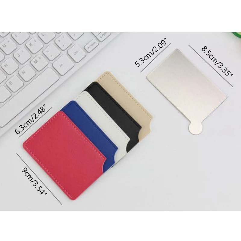 Không Thể Phá Vỡ Thép Không Gỉ Màu Sắc Chống Vỡ Gương Trang Điểm Mỹ Phẩm Động Du Lịch Chống Vỡ Gương Trang Điểm