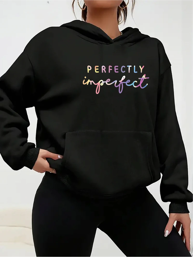 

2025 Autumn and Winter Women's Colorful Gradient _ _ Letter High-end Luxury Is for Both Men and Women Top Y2k