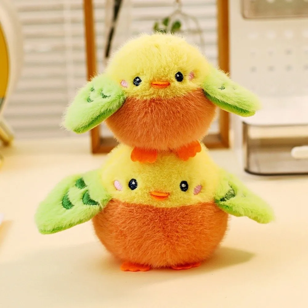 Children Girls Gift Cute Bird Adorable Soft Animal Creative Colorful Parrot Dolls Pendant Birthday Gift