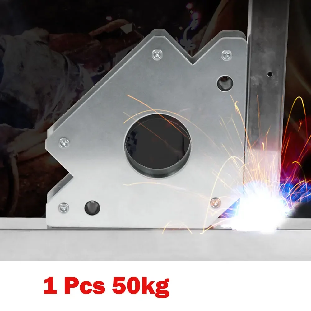 1 Pcs 50kg Electric Welding Auxiliary Tools Magnetics Welding Positioning Tool Welding Holder M size Auxiliary Locator Tools