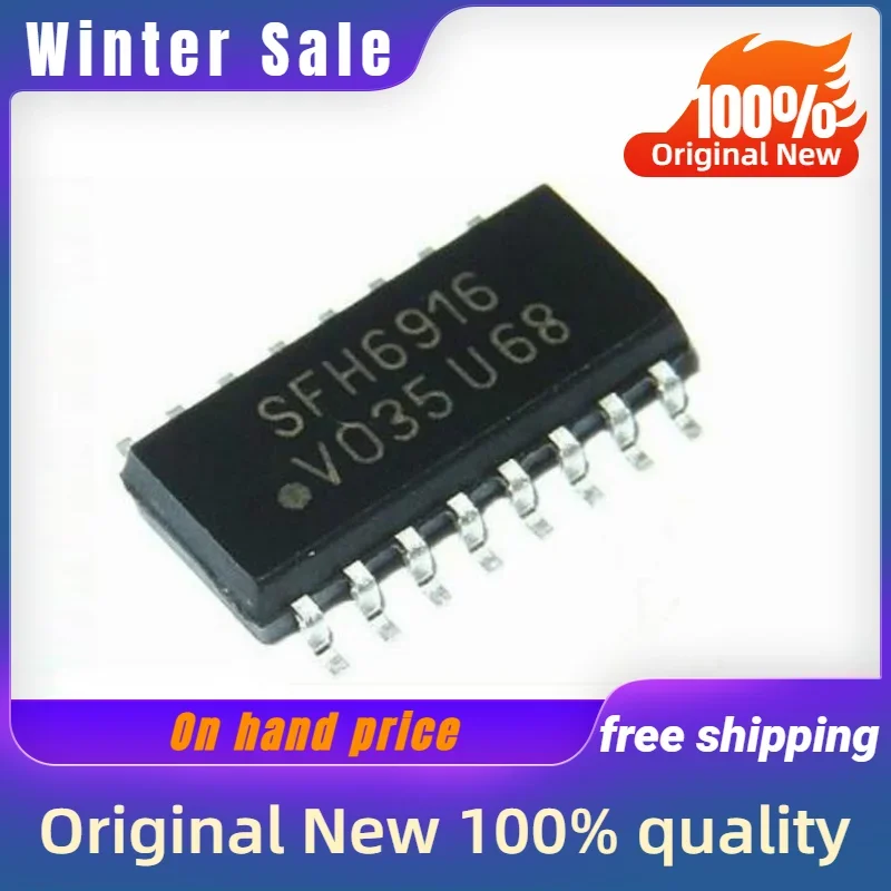 10PCS New original SFH6916 SOP16quality goods