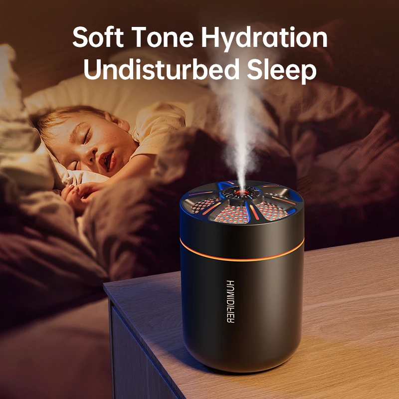 2025 New USB Mini Humidifier With Color Atmosphere Light Easy To Carry Silent Operation Sydney Spray Suitable For Office Bedroom