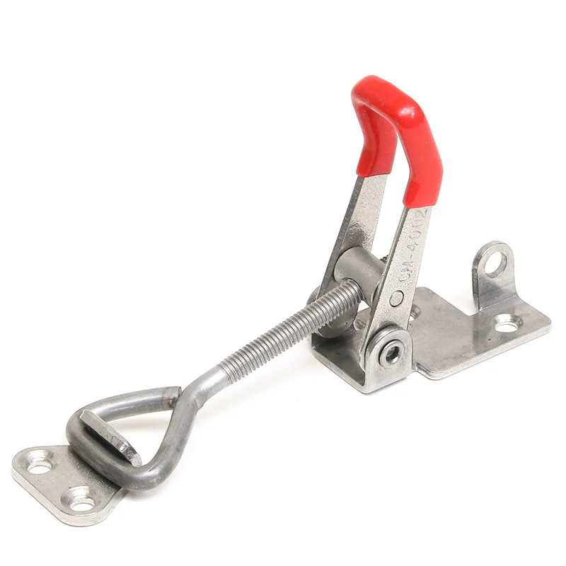 1pcs Toggle Latch Catch Toggle Clamp Adjustable Cabinet Boxes Lever Handle Lock Hasp For Home Sliding Door Furniture Hardware