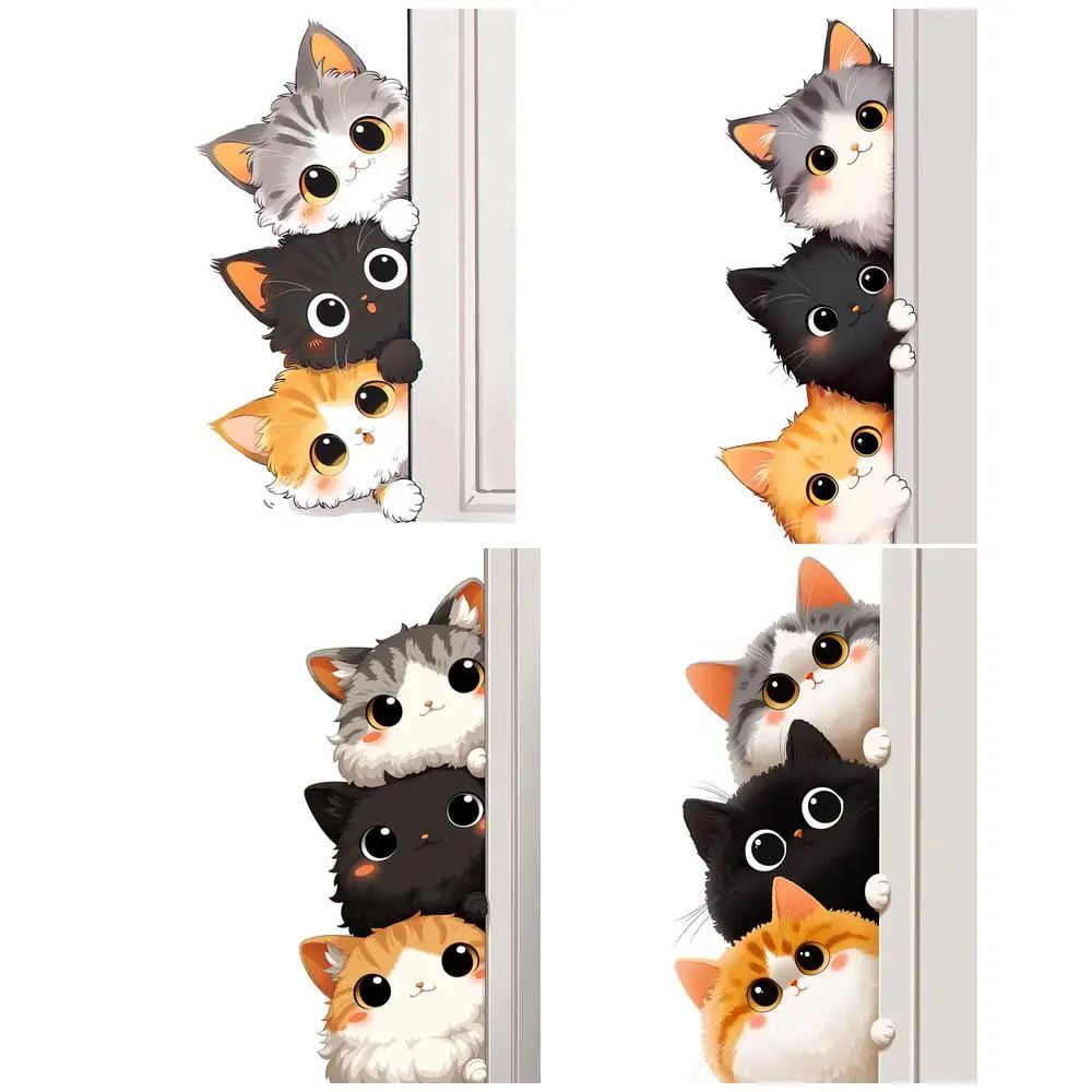 GATYZTORY Simple Painting By Numbers Digital Diy Interior Animals three cats Wall Decororation Number Painting Handwork Draw Set