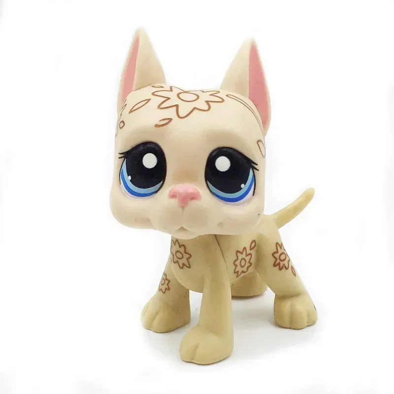 echte LPs Littlest Pet Shop Hasber Spielzeug Hund Kurzhaar Rosa Katze Schäferhund Hirte Dackel Deutsche Dogge schwarz weiß