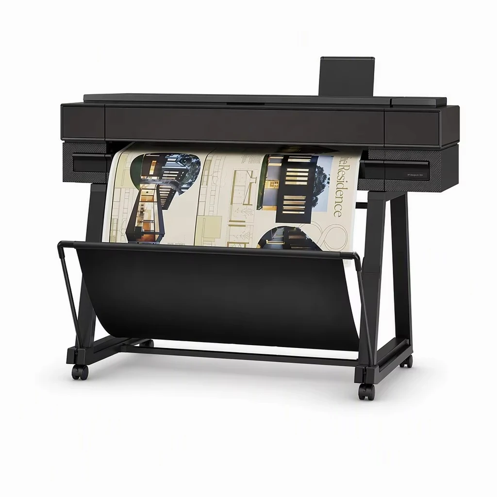 H P T850 T850MFP 36in A0 Plotter Printer for AEC GIS MCAD A0 A1 CAD Posters Maps Signage Pigment Ink 90 Pages Per Hour