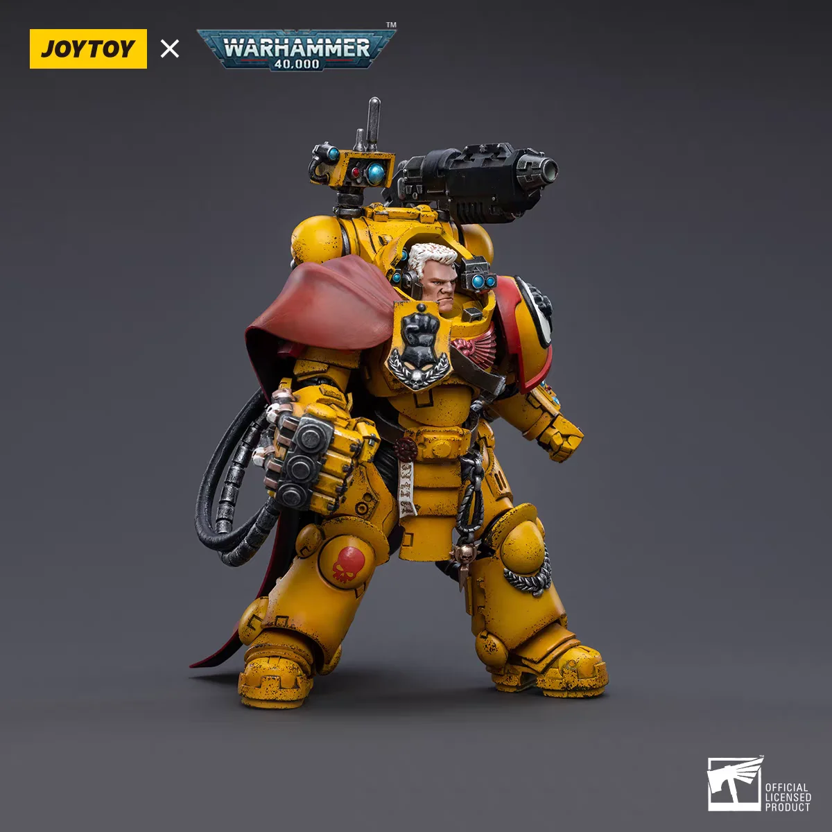

In Stock JOYTOY 1/18 Action Figure Warhammer 40K Imperial Fists Third Captain Tor Garadon Anime Action Figure Model Toys Gifts