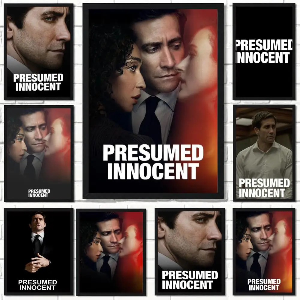 tv series P-Presumed Innocent-T Poster Self Adhesive Wall Decor for Modern Home Cafe Office and Bar