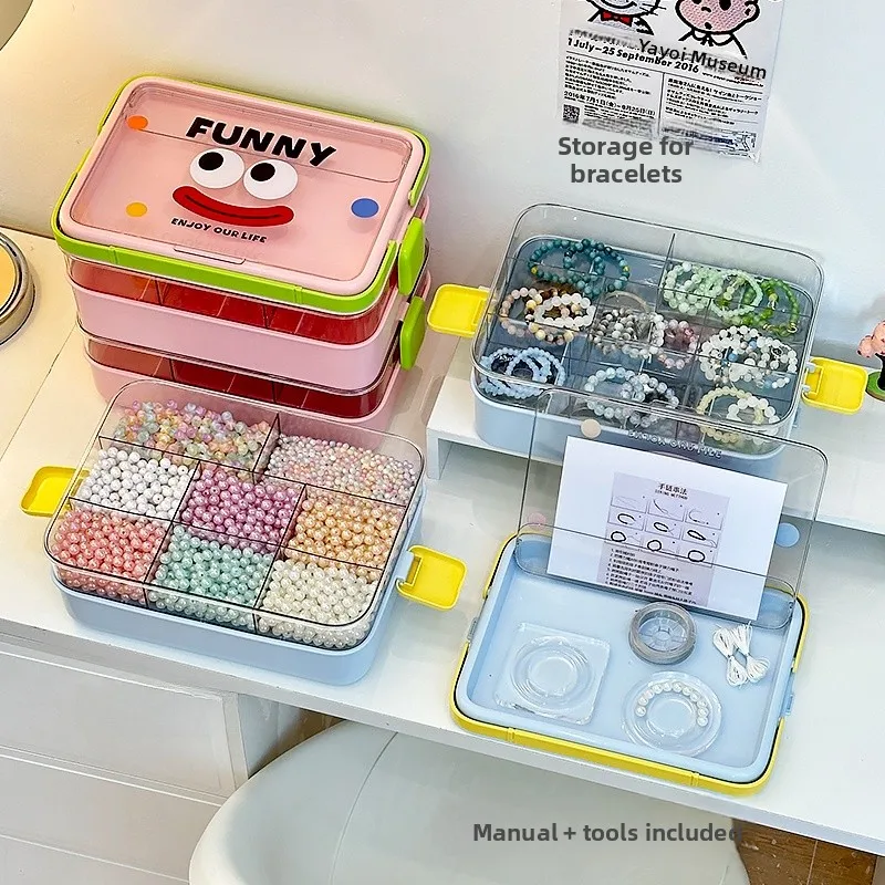 dopamine-handmade-beading-storage-box-multi-layer-partition-large-capacity-dust-proof-desktop-crystal-bead-scatter-box
