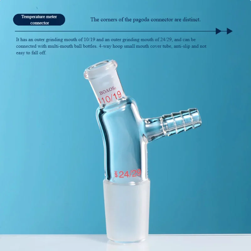 1PCS Thermometer connector standard plug pagoda connector multi-port ball bottle connection high temperature resistance