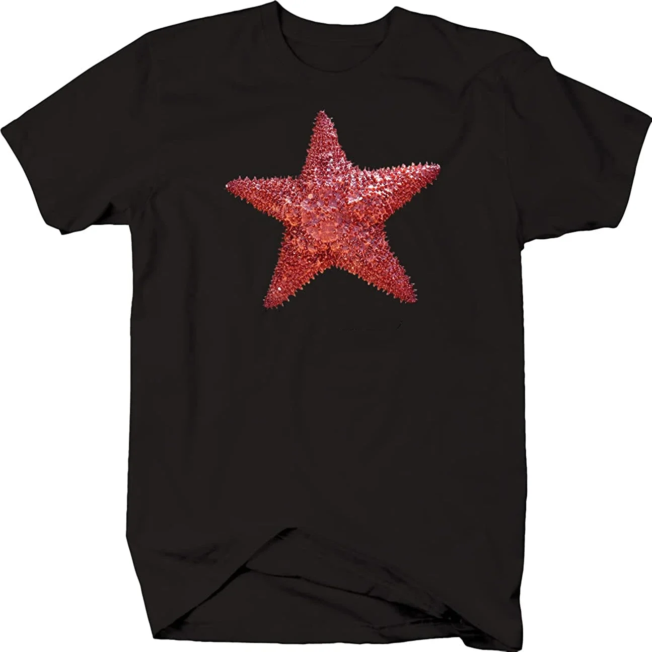 

Unique Cool Gift Tee Star Fish Graphic Softstyle T Shirts Black Premium Cotton Short Sleeve O-Neck Mens Tshirt S-3XL