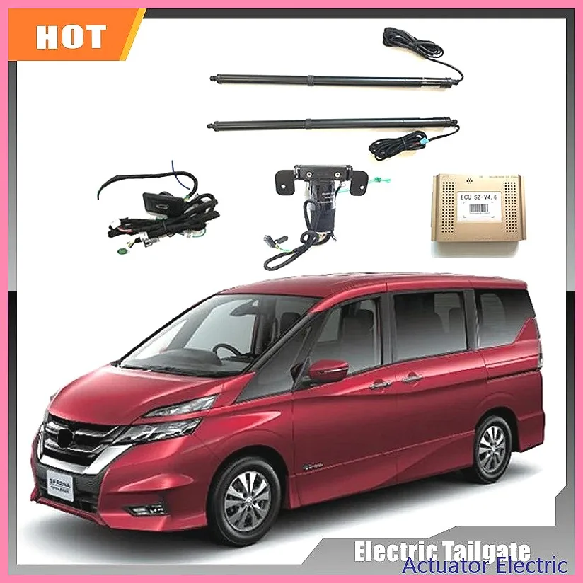 Electric Tailgate Kit for Nissan Elgrand E51 with Leg Sensor, Automatic Trunk Liftgate Modification