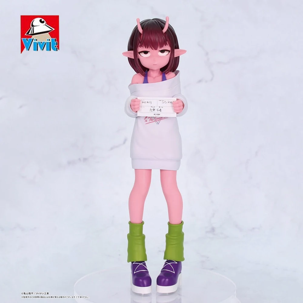 Figura de Acción Original del Sistema de Servicio Vivit Ginga Tokkyuu Milky Subway Kujo Chiharu, Modelo de PVC, Juguetes Coleccionables, Regalo de Anime