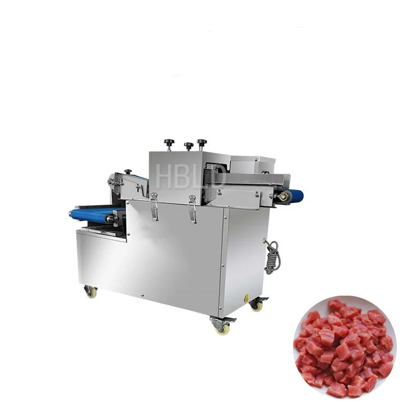 Commercial Chicken Beef Dicer One-Time Forming Stainless Steel Automatic Meat Cutter