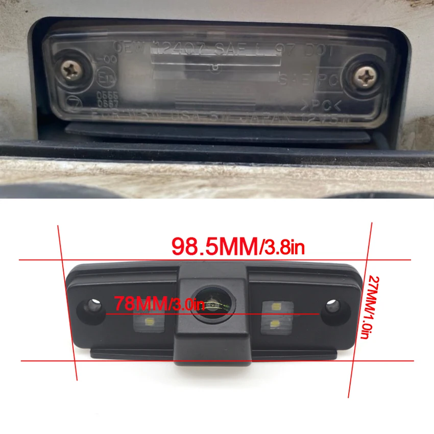 CCD NTSC Waterproof Night Vision Car Rear View Camera Backup Camera For Subaru Forester SG SH 2003~2012 2013 CVBS Accessories