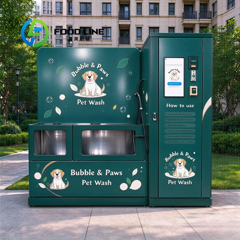 Dog Wash Machine Automatic Pet Washing Machine Use Anti Bacterial Washable Interior Design Large Scale Dog Bathhouse Fast Ship
