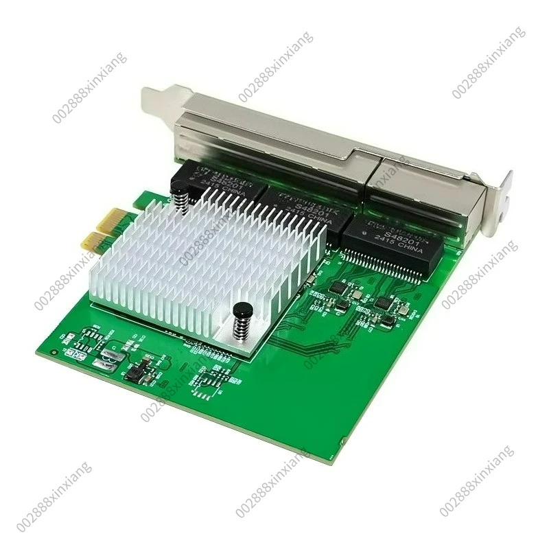 PCIE X1 To 6-port RJ45 Desktop Network Card Supports VLAN Aggregation, Remote Wake-up, WOL Soft Router 8111