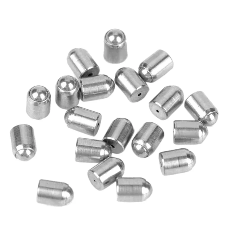 ABFI 40 pezzi 2X3mm stantuffo a sfera in acciaio inossidabile stantuffo a sfera a molla push fit stantuffi a sfera a molla set viti bulloni