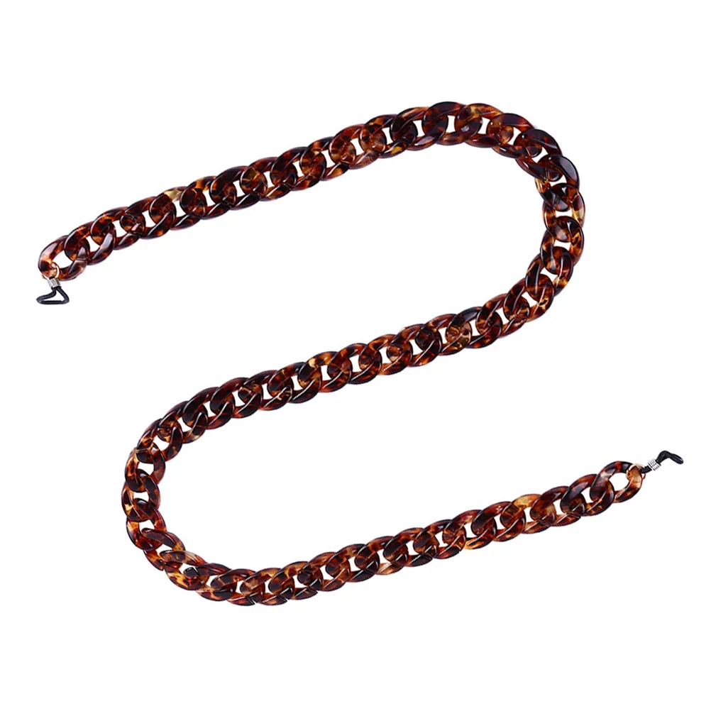 

PVC Chain Universal Glasses Anti Eyeglass Holder Tortoise shell Texture Time Use Premium Metal Glasses Chain