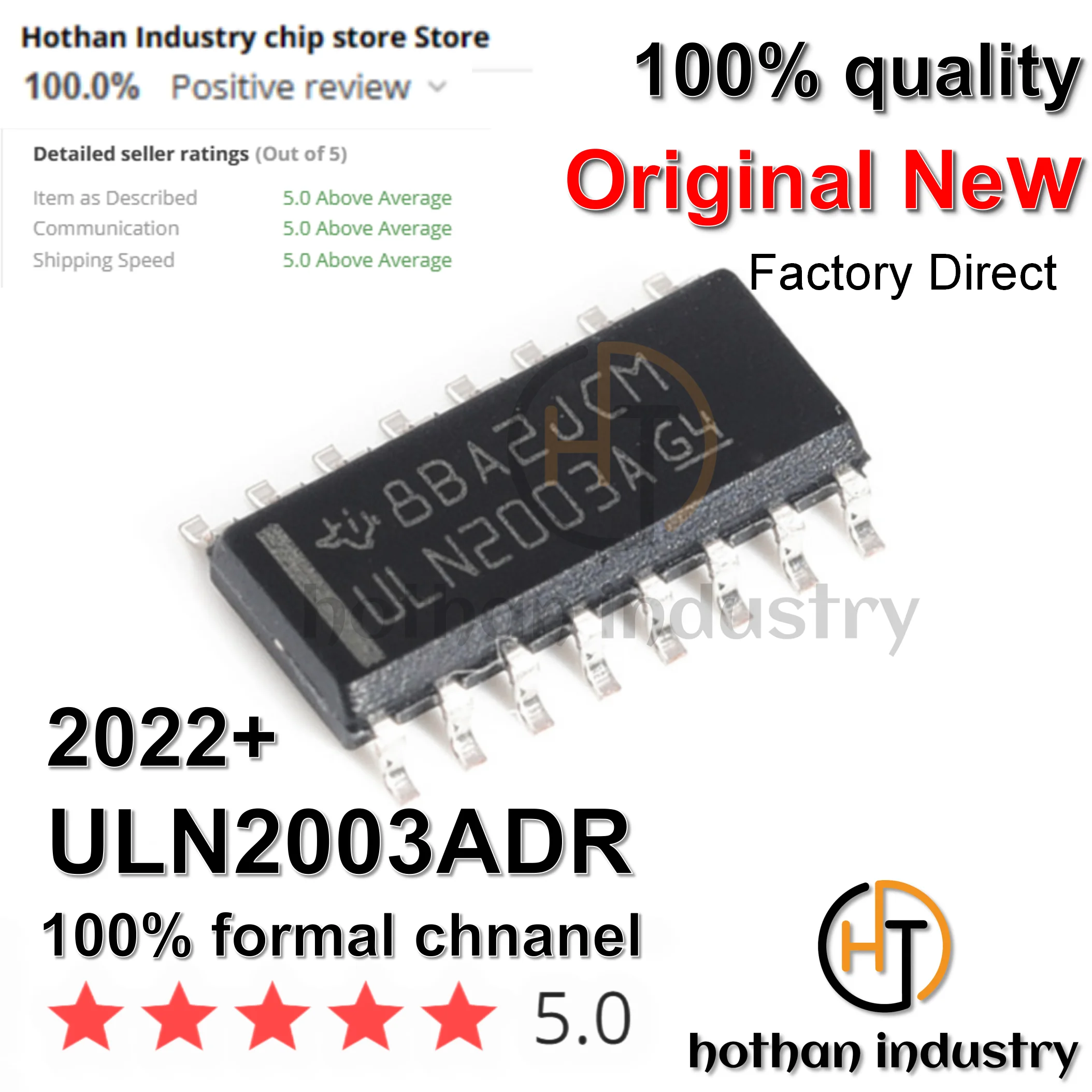 (5-10PCS) 100% Original ULN2003ADR ULN 2003 ADR  03AD 2003ADR   High Quality  New Darlington Transistors Darlington