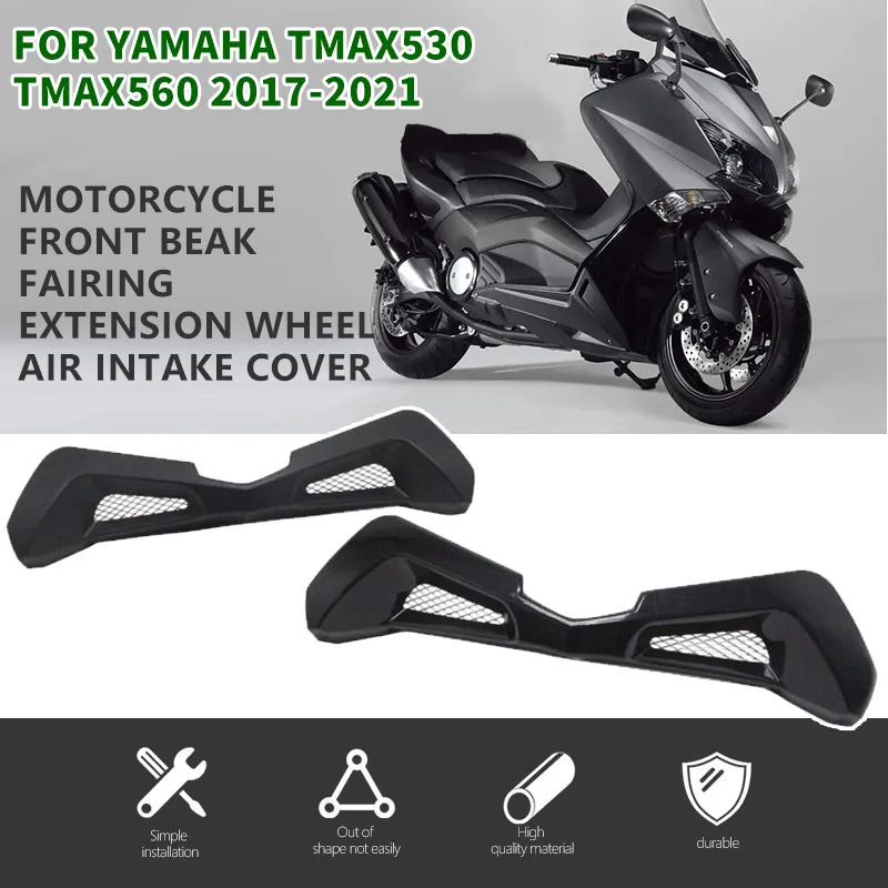 

for YAMAHA TMAX530 TMAX 530 2017 2018 2019 2020 2021 Motorcycle Front Wing Cover Spoiler Front Air Intake Fairing Accessories