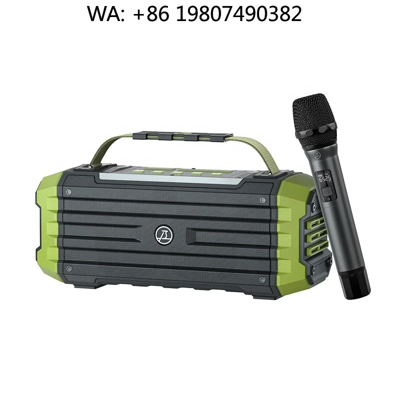 Custom 100w Big Power Outdoor tooth Speaker Wireless tooth Speakers With UHF Wireless Mic
