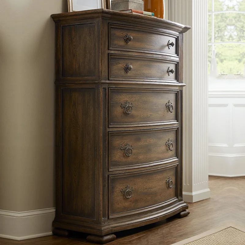 

American country furniture, retro chest, modern American chest, simple and beautiful solid wood chest, bedroom storage side