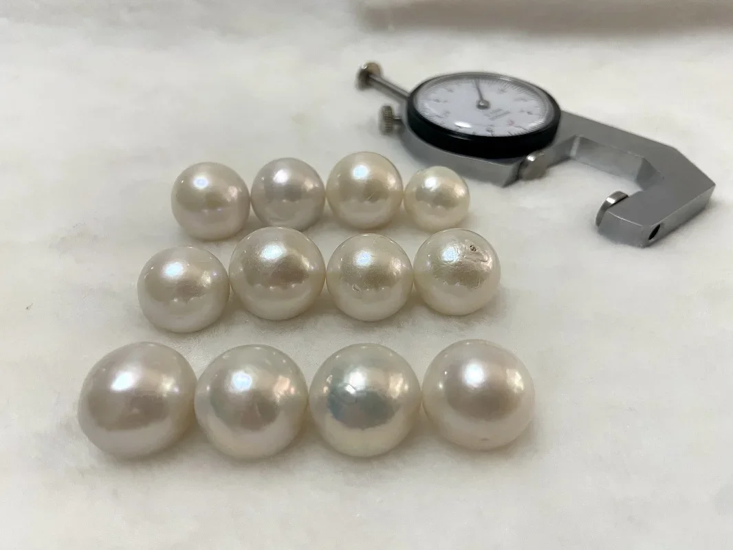 Charming 16-17mm Nearly Round Loose Pearls Sea Beads Some Flaw Making Earring Pendant DIY  Accessories Fashion Jewelry for Women