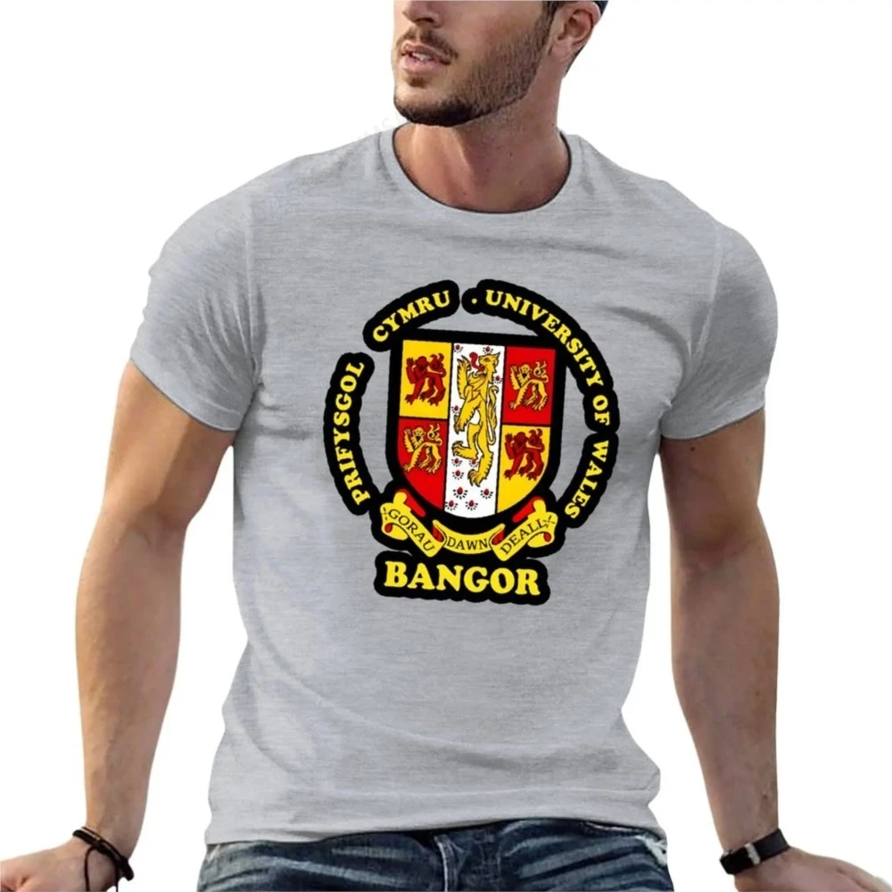 Bangor Prifysgol Cymru University Of Wales T-Shirt aesthetic clothes oversizeds tees heavyweights graphic tee shirt men