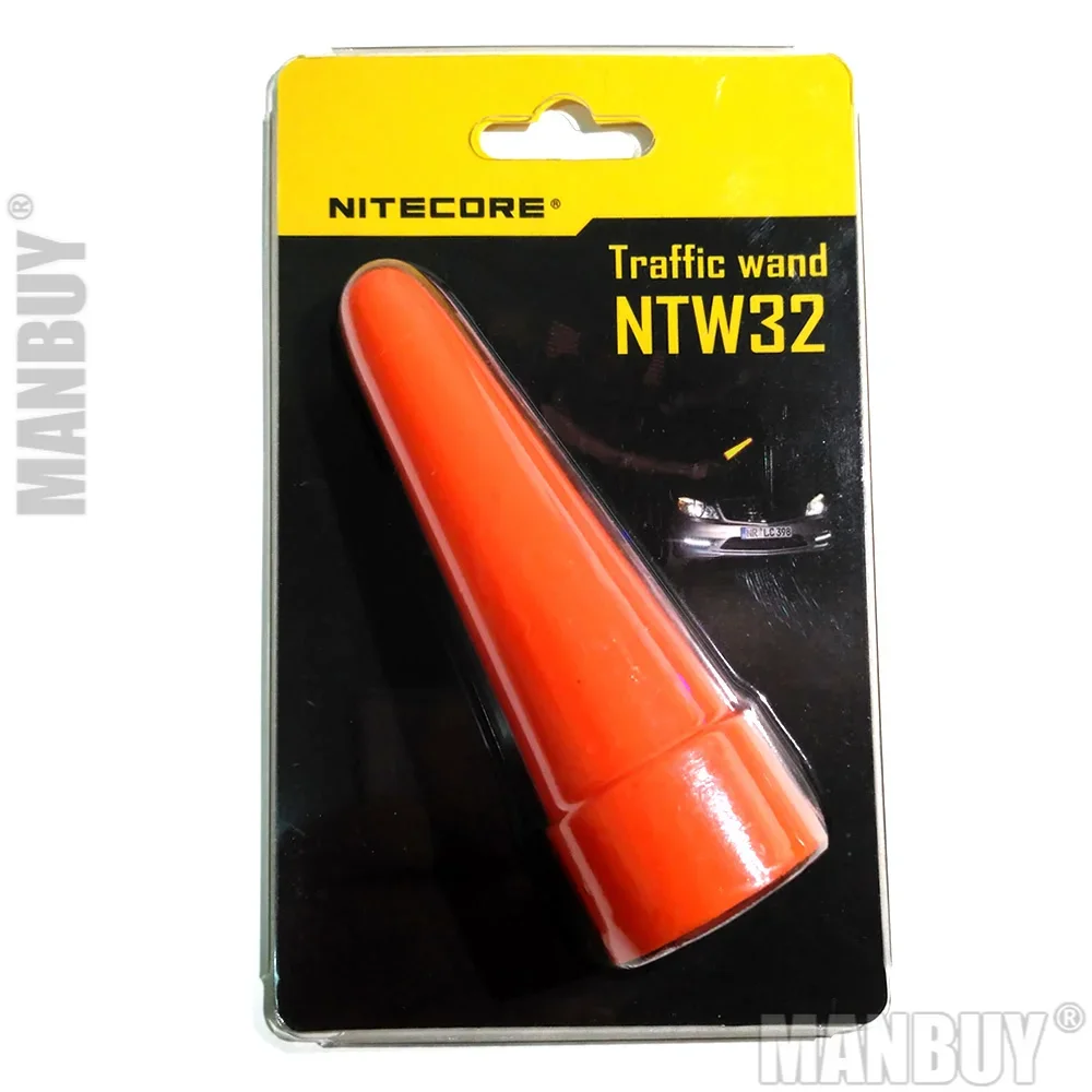 2024 NITECORE Led Light Diffuser Red Traffic Wand Cone Tip Suitable Flashlight With Head NTW32mm Portable Lighting Accessories