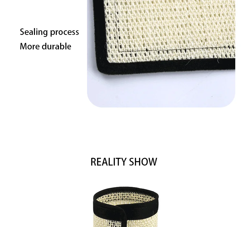 Katzen kratz kissen natürliche Sisal katze Kratz matte Möbels chutz Anti-Kratz-Sofa kissen für Innen katzen Schleif krallen – Detail 7