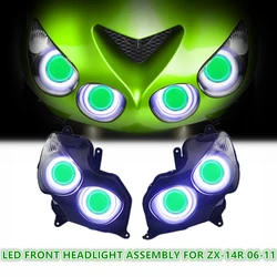 KT LED Headlight for Kawasaki Ninja ZX-14R ZZR1400 ZX14R 2006-2011