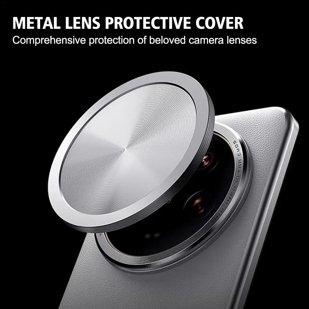 Cover protettiva per obiettivo argento per xiaomi 14 Ultra Photography Set custodia per telefono copertura per obiettivo accessori per fotocamere