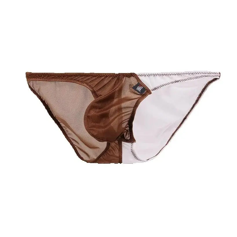 palm style Briefs men's underwear triangle with ice silk ultra-thin transparent small style upward tight fitting A848