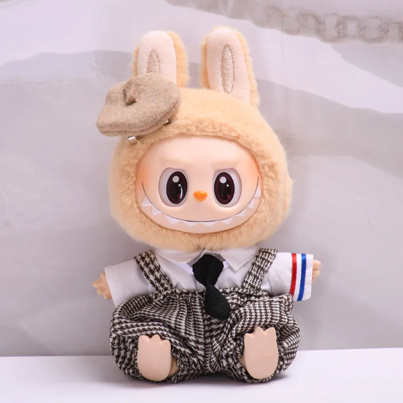 

17cm Labubu Doll Clothes Stylish Hoodies with Matching Accessories and Cute Decorations