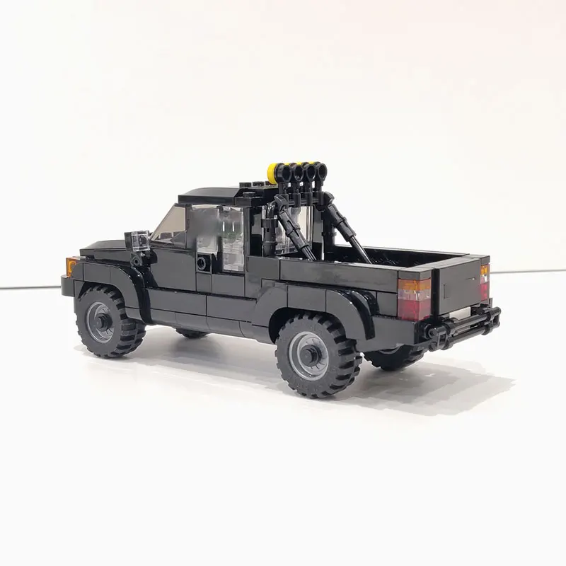 MOC-116403 빌딩 블록 자동차 스포츠 시리즈 블랙 오프로드 차량 DIY 모델 선물 교육 창의력 퍼즐 생일 장난감