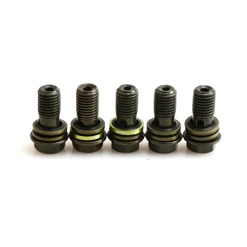 

M10x1.25 Stainless Steel Brake Banjo Bolt Screws Bolts for Motorcycle Scooter ATV Calipers Master Cylinder Oil Cooler Universal