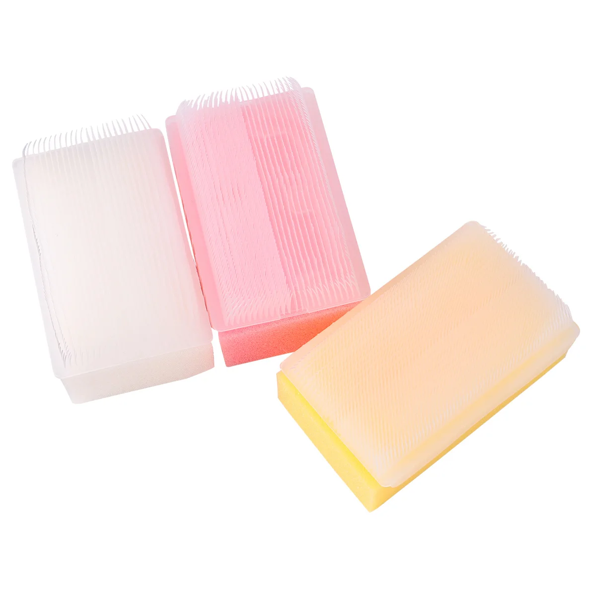 

3 PCS Tactile Brush Infant Massage Sponge Baby Response Bath Early Educational Touch Sponges