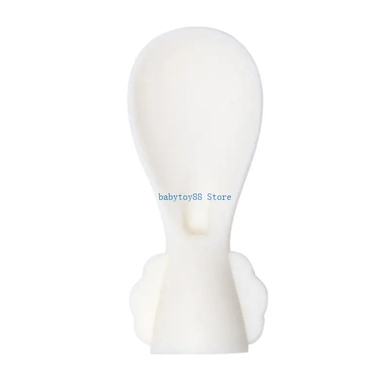 

Y4UD Easy and Safe Silicone Spoon Tip Easy Feeding Solution for Busy Parent