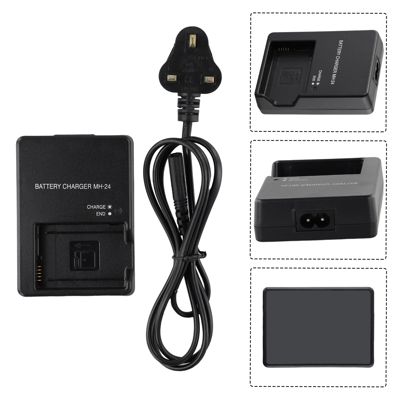 MH24 Camera Battery Charger For-Nikon MH-24 Mh24 EN-EL14 P7000 P7100 D5200 D5100 D3100 D3200 EN-EL14 Lithium Battery