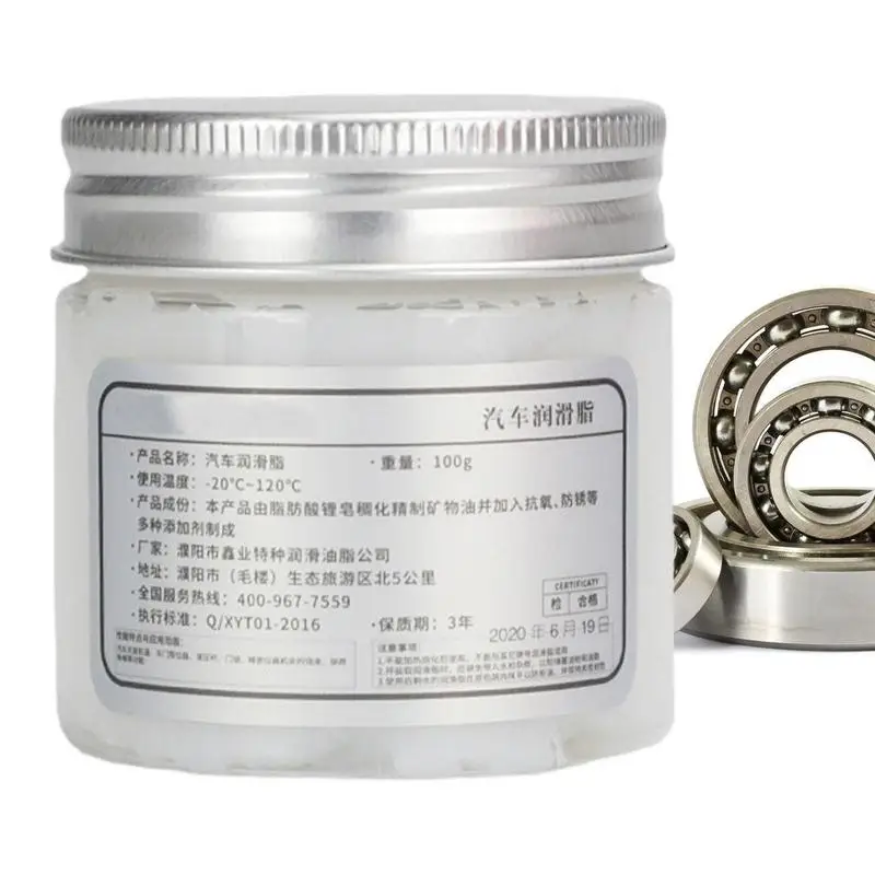 

White Butter Lithium Grease Door Hinge Lubricant Automotive Greases Noise Reduces Door Seat Hinge Lubricant Brake Caliper Grease