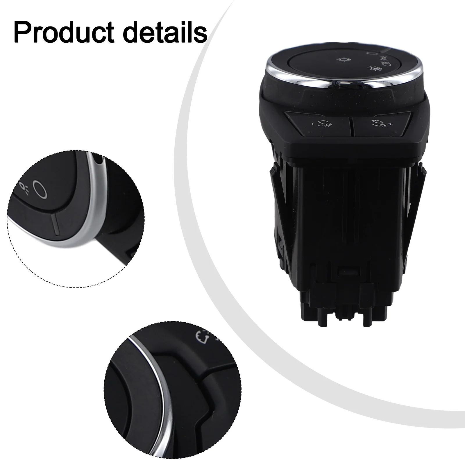 

For Ford For Mondeo 2014 2019 Compatible Headlight Fog Light Control Switch DG9T13D061FEW OEM Plastic Replacement Part