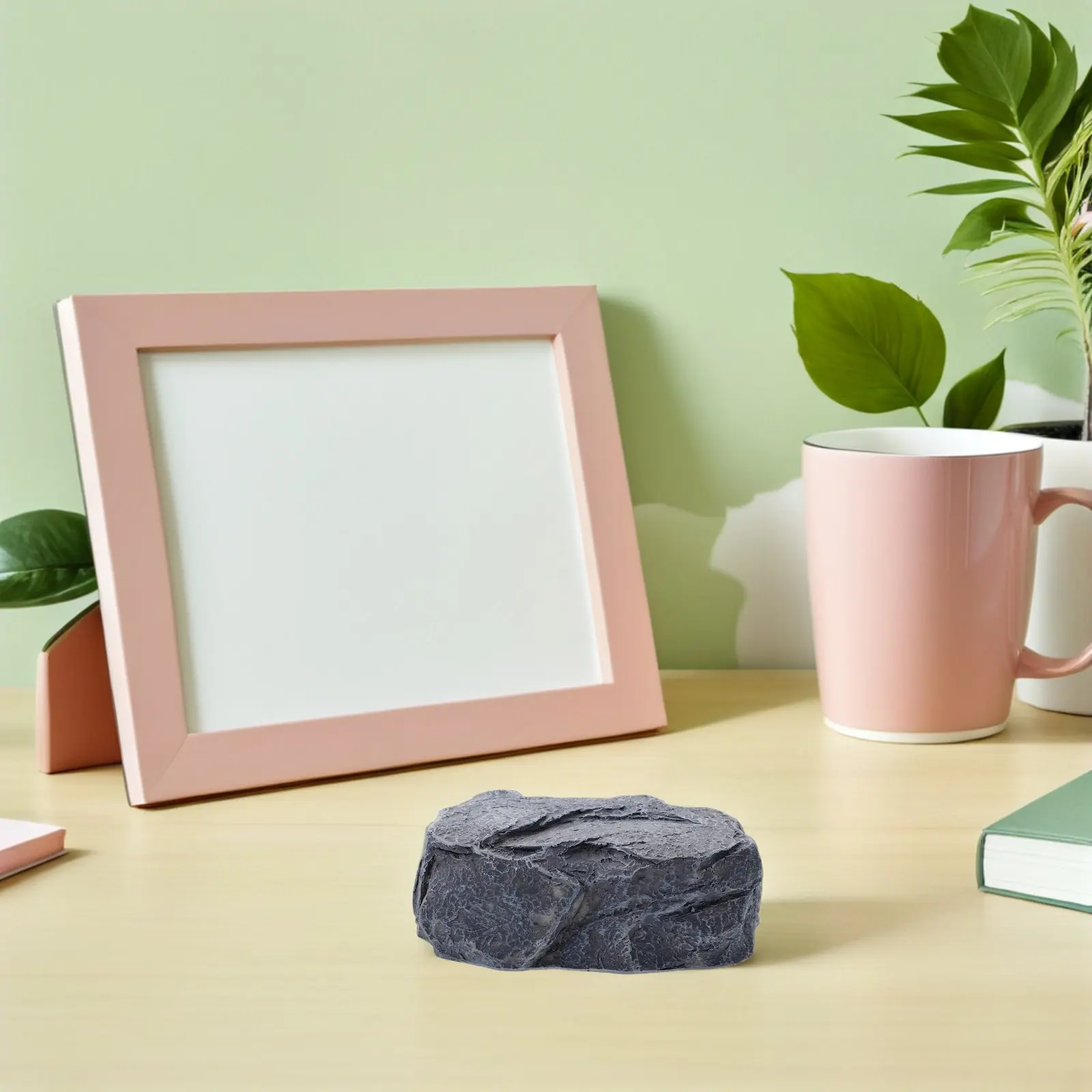 

Набор из 2-х штук: Водонепроницаемый уличный сейф для ключей в виде камня, скрытый держатель для ключей для сада и двора, реалистичный дизайн под камень