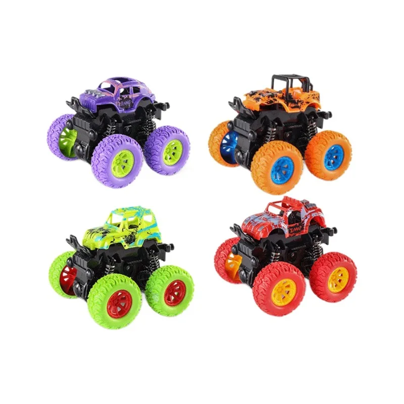 

Pull Back The Toy Car with Inertial Rotation Car Four-wheel Drive Stunt Off-road Vehicle Falling Resistance Children's Toys